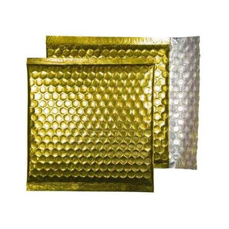 BLAKE Légpárnás tasak, CD, 165x165 mm, BLAKE, csillogó arany